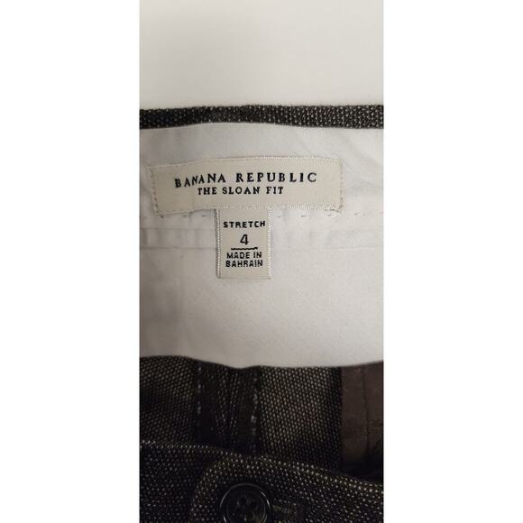 Banana Republic Brown The Sloan Fit Stretch Dress Pants Size 4 - Picture 5 of 7